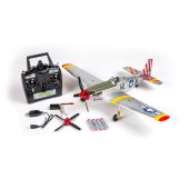 Rage P-51D Mustang 500mm Brushless RTF Warbird with PASS (Pilot Assist Stability Software) System