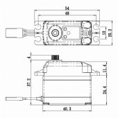 Savox SV-1270TGP Digital "Monster Torque" Titanium Gear Servo (High Voltage)