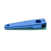 Servo Arm, 1.25" x 4-40 Hitec 24T Aluminum, Blue (Secraft V2)