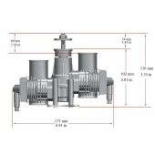 20cc Twin Gas Motor, Stinger Engines