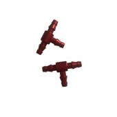 Fuel T Fittings, Red (Secraft)