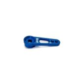 Servo Arm, 24mm (.94") x 2mm Hitec 24T Aluminum, Blue, V1 (Secraft)