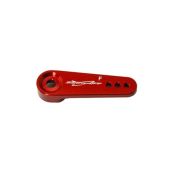 Servo Arm, 1" x 2mm Futaba 25T Aluminum, Red (Secraft V1)