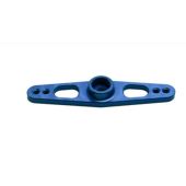 Servo Arm, 40mm x 2mm Full Width, Hitec/Blue (Secraft)