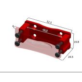 Servo Mount, Side Mount, V2 Aluminum Red (Secraft)