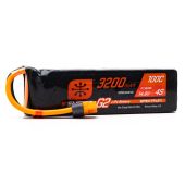 Spektrum 14.8V 3200mAh 4S 100C Smart G2 LiPo Battery: IC3 SPMX324S100