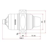 SWIWIN TURBINE MOTOR SW80B - 17.98lb/8kg output  (Special Order)