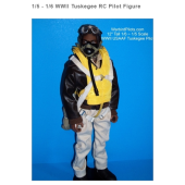 WWII USAAF Pilot - Warbird Pilot 1/5th to 6th scale Tuskegee Version