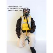 WWII USAAF Pilot - Warbird Pilot 1/5th to 6th scale