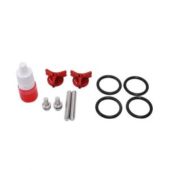 Secraft Wing Bolt Kit 1/4-20 V2 (Al-Screw Lock Type) (Red)