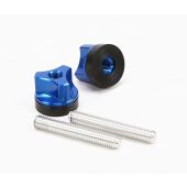 wing bolt 1/4-20 Blue