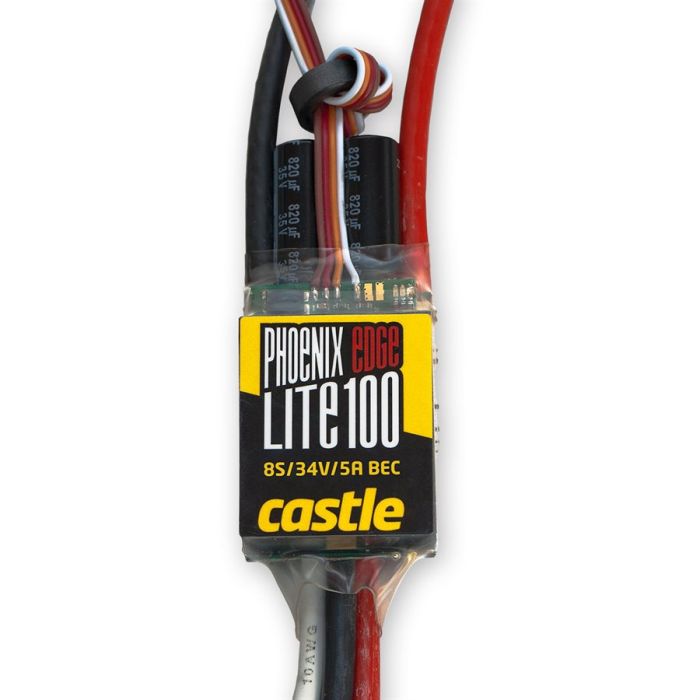 Castle Phoenix Edge Light 100 amp ESC, 8S / 33.6V (010011100)