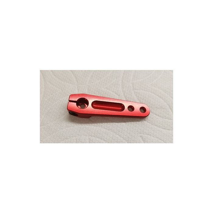 Servo Arm, 1.25" , 4-40 Futaba 25T Aluminum, Red (Secraft V2)