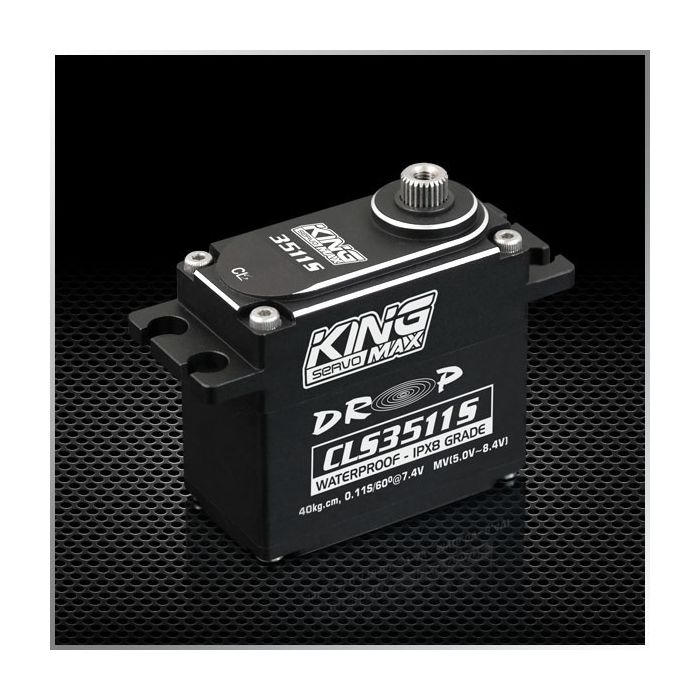 Kingmax Standard Servo, Digital, Coreless, Wide Voltage, 632 oz. torque (CLS3511S) Now with soft start technology