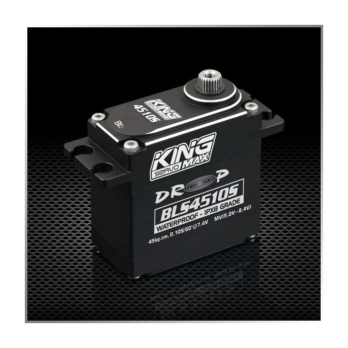 Kingmax Standard Wide Voltage Servo, 92g 680 Oz. Torque, Brushless (BLS4510S)