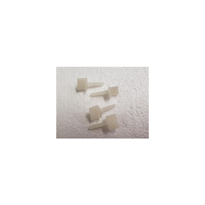 4mm x 20MM (.8") Nylon Thumb bolts 4 pack