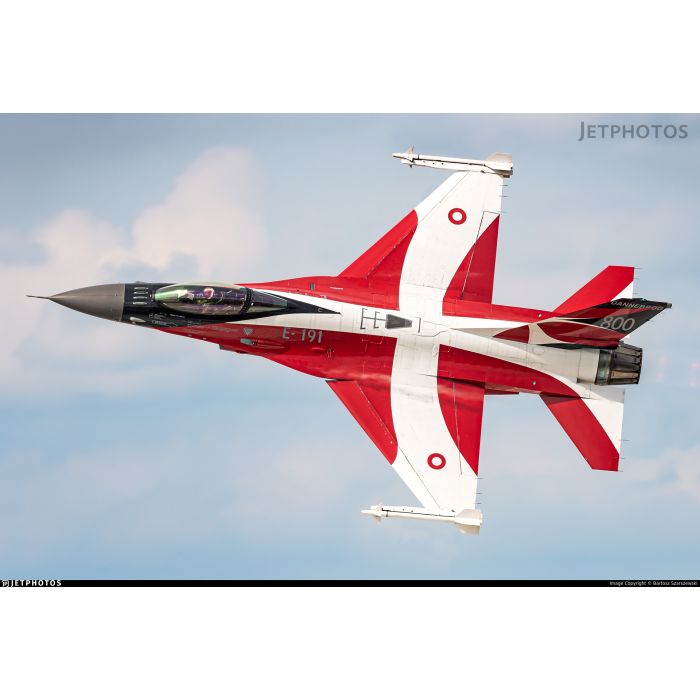 F-16 Jet, Danish Air Force E-191, Top RC Model 