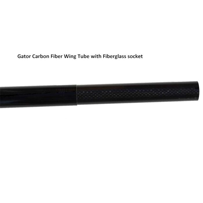 Wing Tube Set, 30mm (1.18") Carbon Fiber w/ Sleeve (Gator)