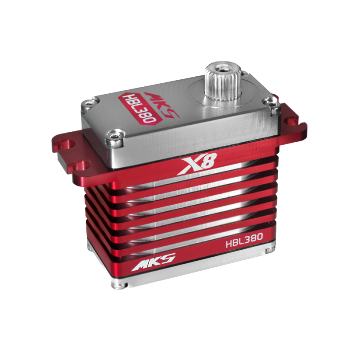 MKS X8 HBL380 Brushless Titanium-Gear High Torque  (Wide Voltage) Servo