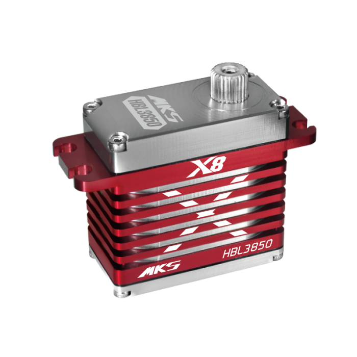 MKS X8 HBL3850 Brushless Titanium Gear High Torque Large Scale Digital Servo (Wide Voltage)