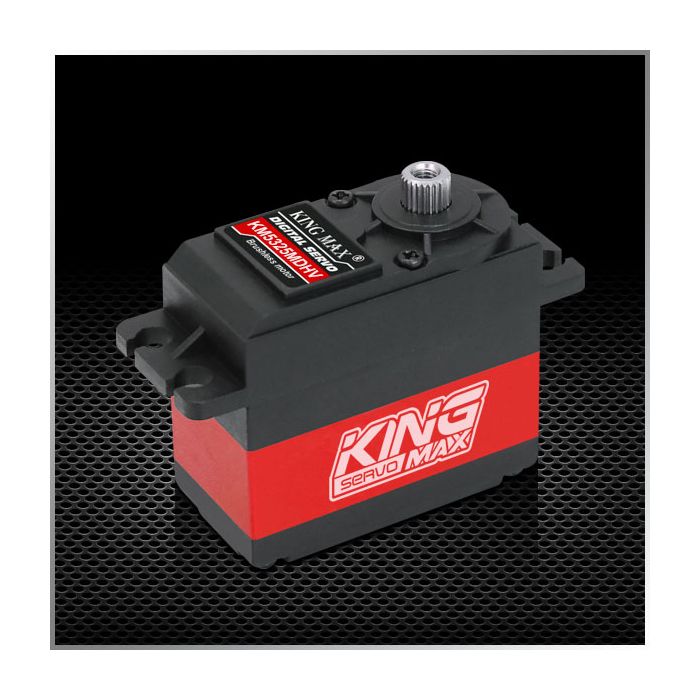 KingMax Standard Size Servo, Brushless, 61g 368 Oz. Torque, High Voltage (KM5325MDHV) Now with Soft Start technology