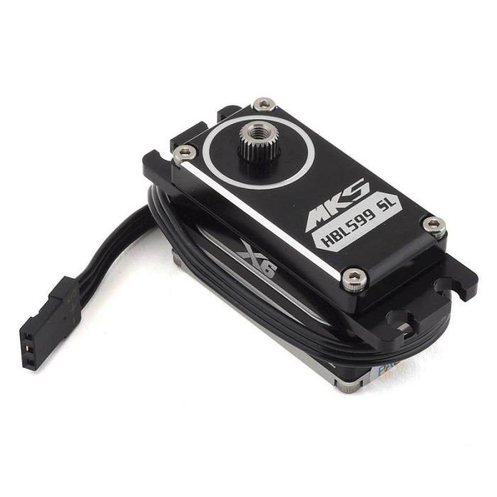 MKS Servos X6 HBL599SL Brushless Titanium Gear Low Profile Digital Servo (Wide Voltage)