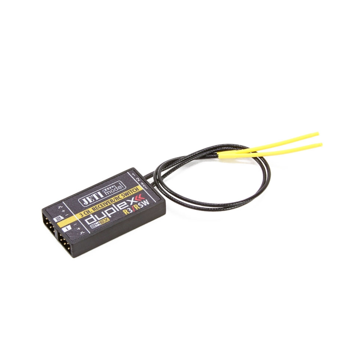 Jeti Duplex EX R3/RSW 2.4GHz Receiver & RC Switch w/Telemetry