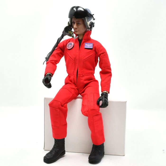 RC Flying Fullbody Jets Pilot with removable helmet 1/6 (Red)