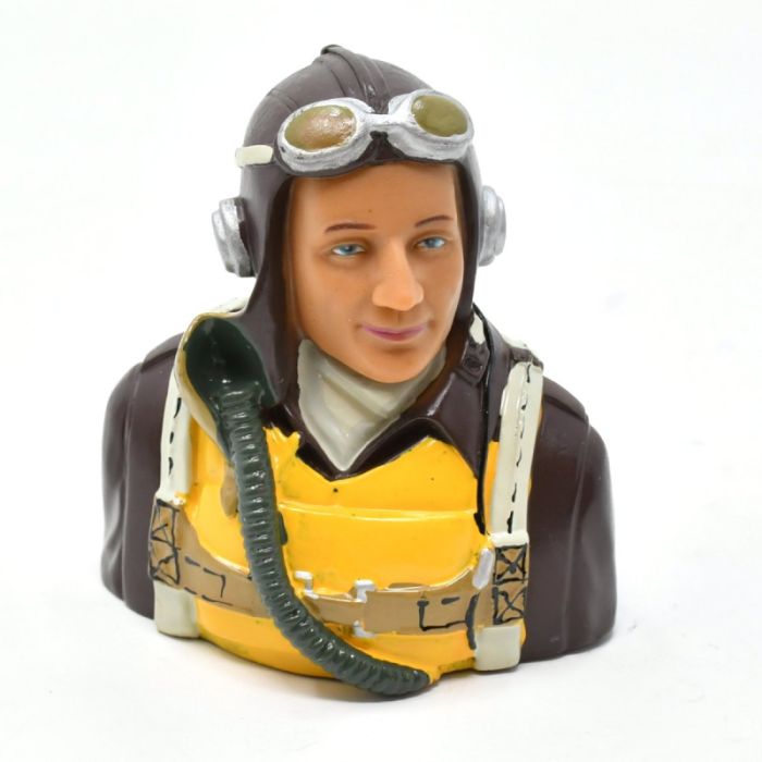 RC Flying US WWII Warbird Pilot Bust 1/5