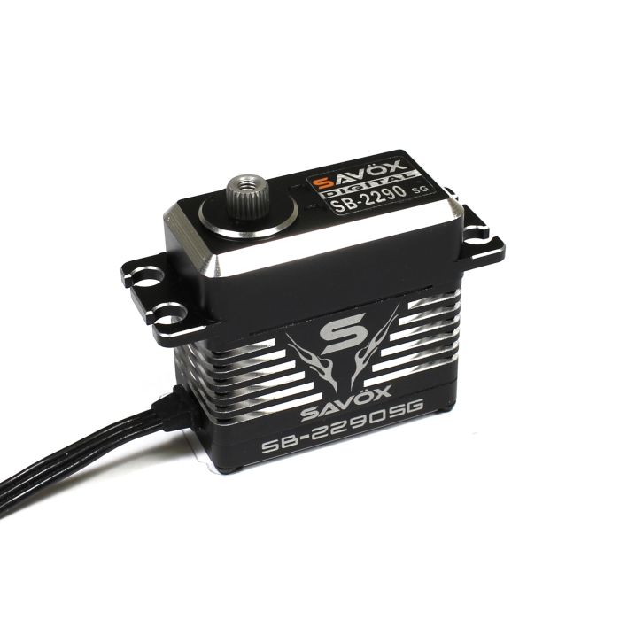 Savox SAVSB2290SG  Monster Torque Brushless Servo, Black Edition, 0.11sec / 972.1oz @ 8.4v