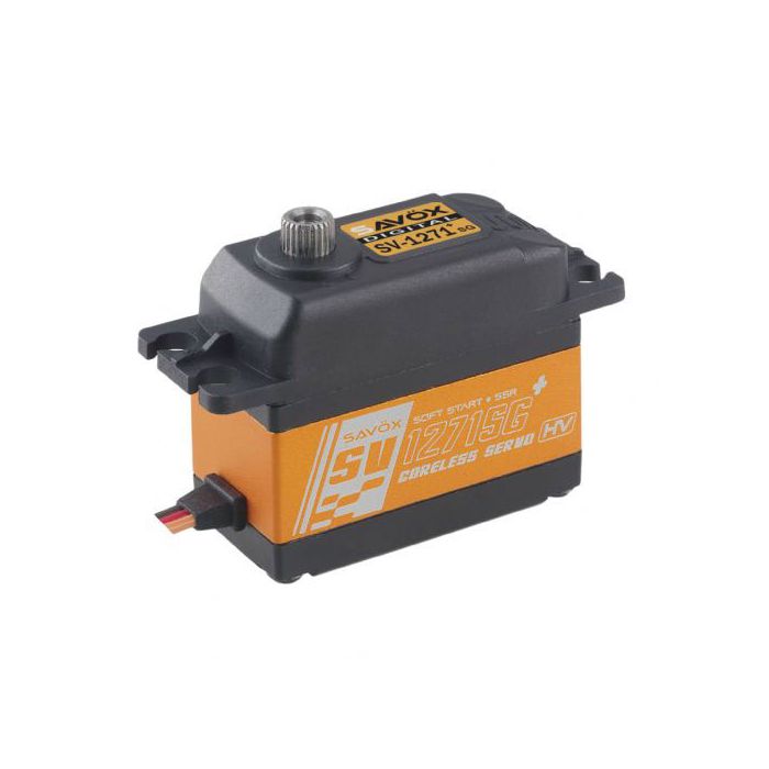 Savox High Voltage Coreless Digital Servo with Soft Start, 0.07sec / 486.1oz @ 8.4V SAVSV1271SGP