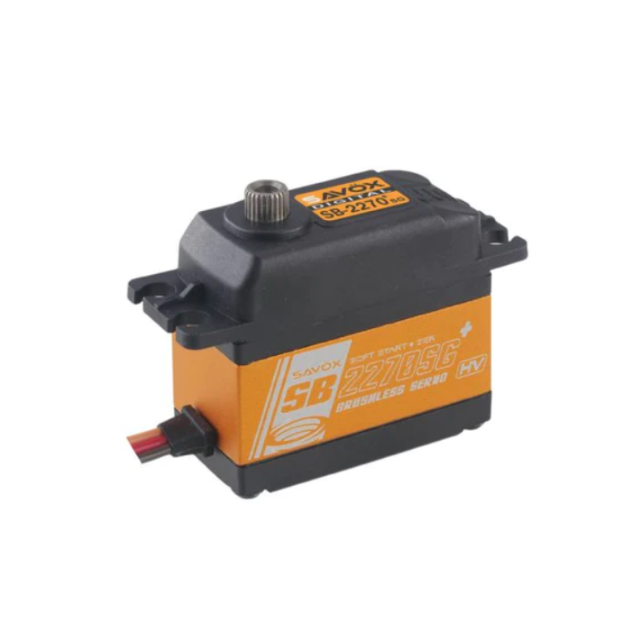 Savox SB2270SGP - High Voltage Brushless Digital Servo w/Soft Start, 0.11sec / 624.9oz @ 8.4V