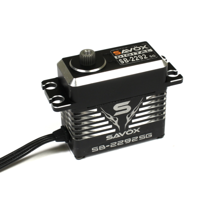 Savox SB2292SG - Monster Performance, Brushless Servo Black Edition .055sec / 624.9oz @ 8.4v