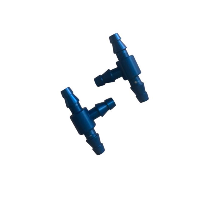 Fuel T Fittings, Blue (Secraft)