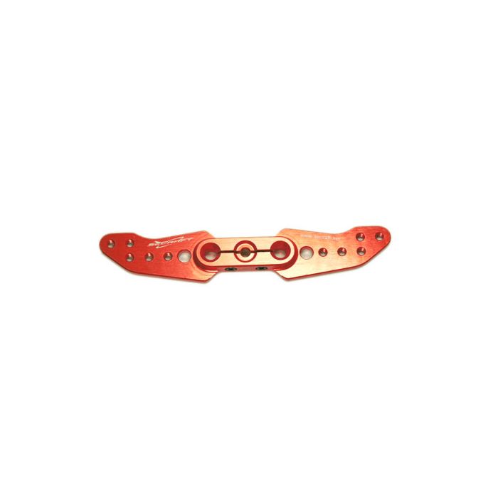 Servo Arm, 3.5" x 4-40 Full Width Offset, Futaba/Red (Secraft)