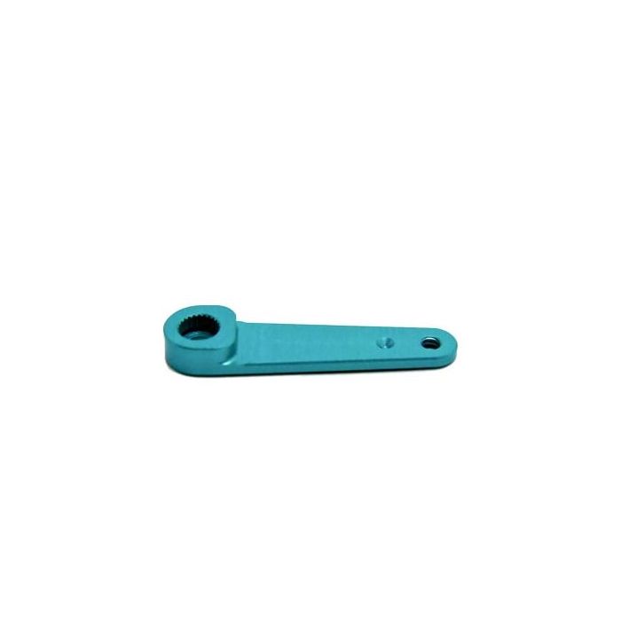 Servo Arm, 1.25" x 4-40 Hitec 24T Aluminum, Blue (Secraft V1)