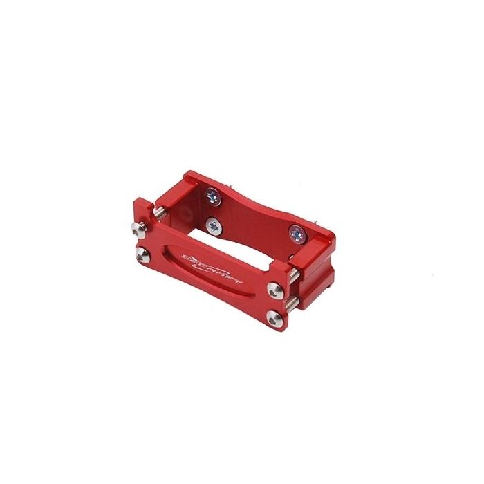 Servo Mount, Side Mount, V2 Aluminum Red (Secraft)