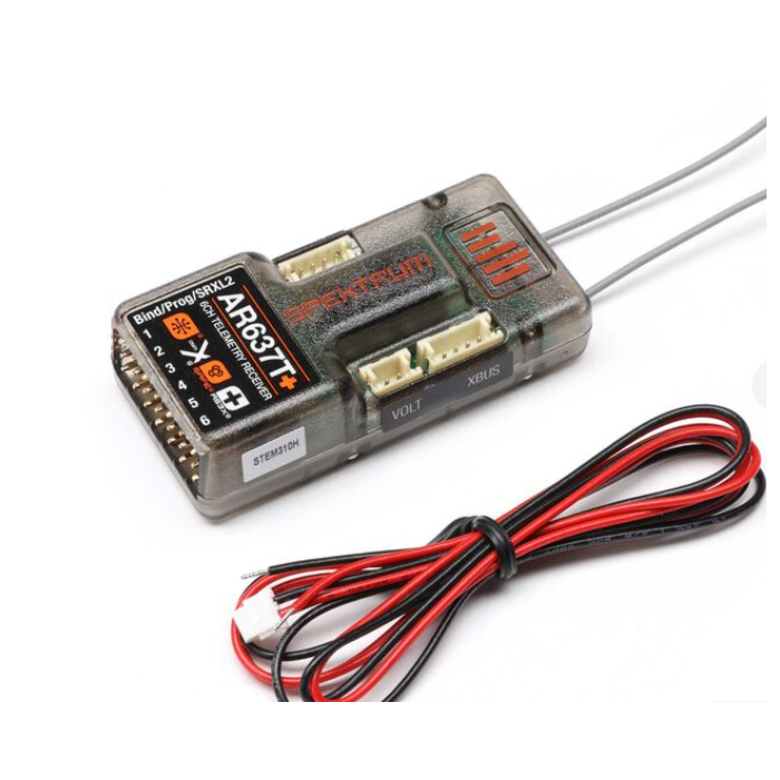 Spektrum AR637T+ DSMX 6-Channel AS3X+ & SAFE Telemetry Receiver