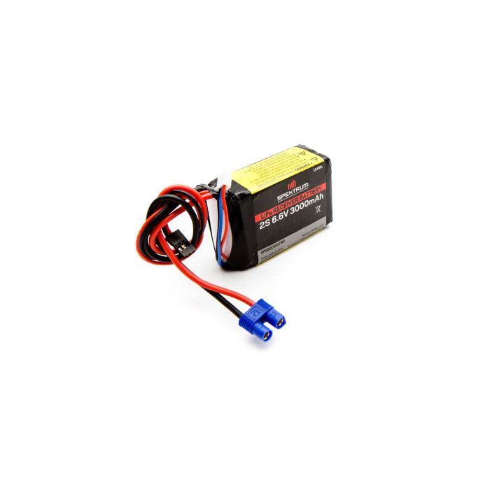 Spektrum 6.6V 3000mAh 2S LiFe Receiver Battery (SPMB3000LFRX)_3