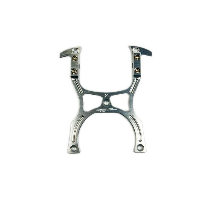 Transmitter Stand, V1 Aluminum, Silver (Secraft)