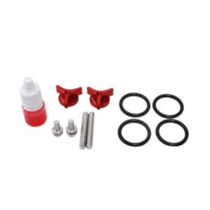 Secraft Wing Bolt Kit 1/4-20 V2 (Al-Screw Lock Type) (Red)