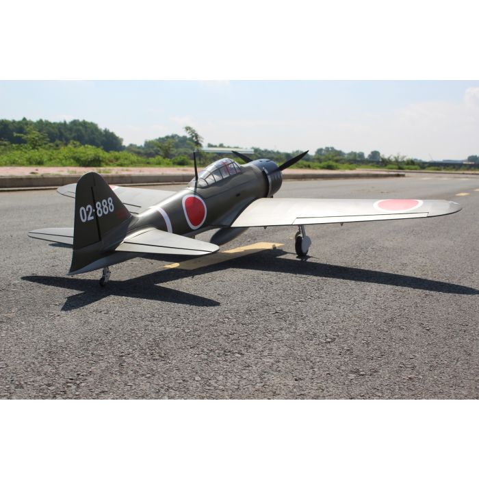 Giant Zero A6M, Gas (ARF), 50-60cc, matte, Seagull Models