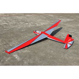 Blanik V2, Red/Silver, SebArt -Gator RC