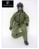 1/4.5 - 1/4 Modern Jet RC Pilot Figure 15" (Green) By Warbirdpilots