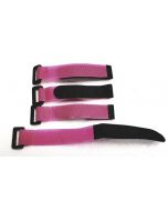 Gator RC 200mm/8 inches Hook and loop straps set of 4 Pink