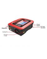Hitec X4AC Pro 200W 6 Cell (6S) 4 Port LiPo AC/DC Charger 44254