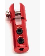1pc M2/2mm Clevis Aluminum M2 Servo Horn Steering Rod Chuck Connector Red