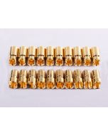Power Unlimited Gold Plated 6mm Bullet Connectors (10pk)_1
