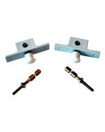 Canopy / Belly Pan latch, Push Button, Type A (pair)