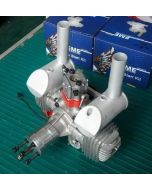 EME 70cc Twin Cylinder RC Gas Engine with Mufflers